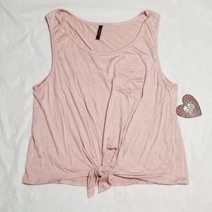 Splash Tie-Up Sleeveless Top - NWT